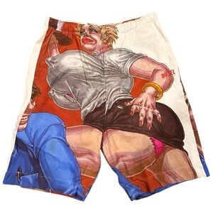 Diesel Men's Graphic  Shorts - Multicolor